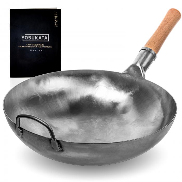 Wok de Acero Azul de 36cm